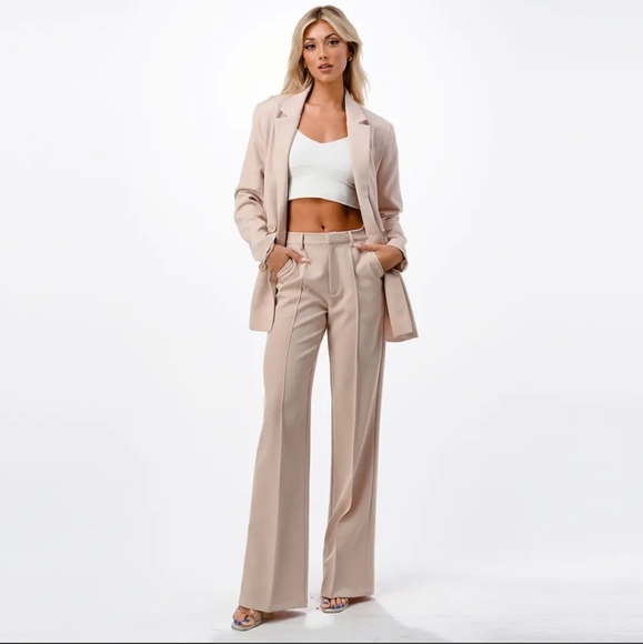 #39 SALE 🛑L HOTTEST ICONIC OVERSIZED DOUBLE BREASTED BLAZER - Picture 2 of 4